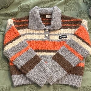 Miu Miu Cropped Sweater